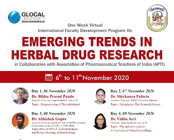 Faculty Development Program (FDP) on Herbal Research